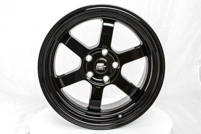 Time Attack - Glossy Black - 17x9.0 5x114.3 Offset +20