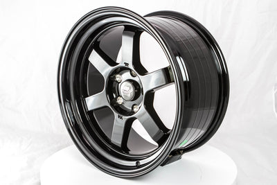 Time Attack - Glossy Black - 17x9.0 5x114.3 Offset +20