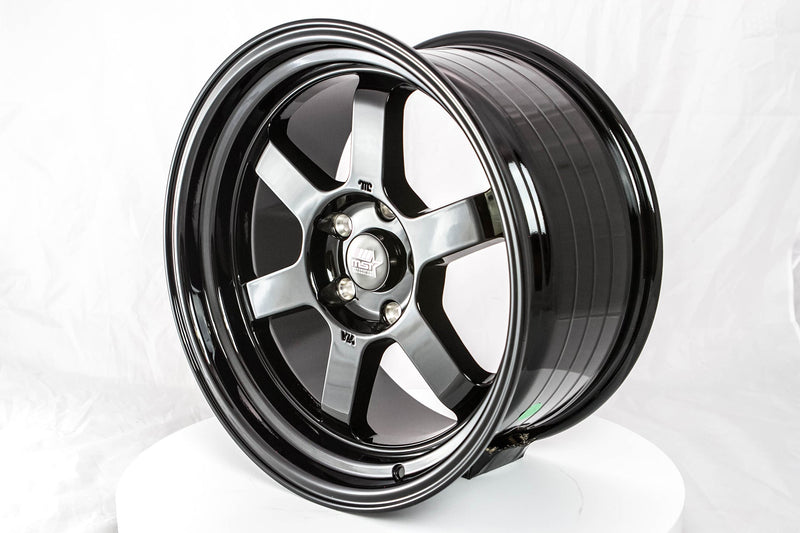 Time Attack - Glossy Black - 17x9.0 5x114.3 Offset +20