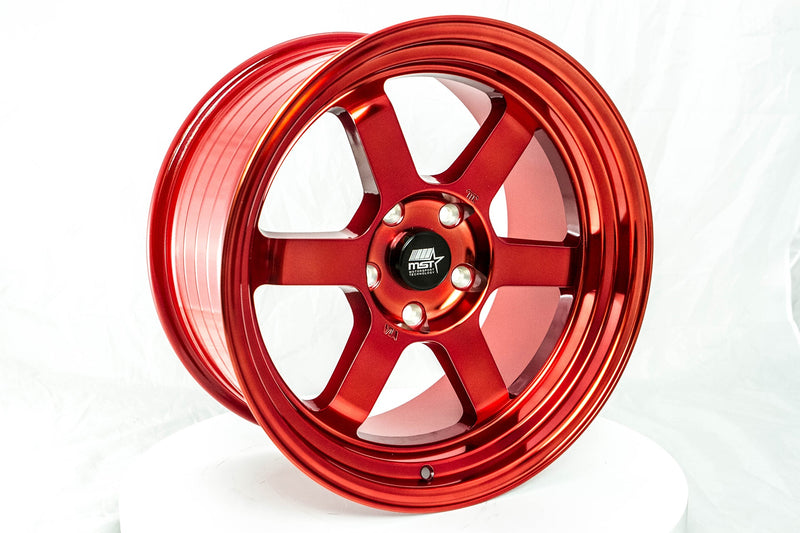 Time Attack - Ruby Red - 17x9.0 5x114.3 Offset +20