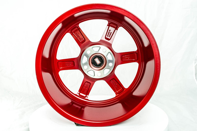 Time Attack - Ruby Red - 17x9.0 5x114.3 Offset +20