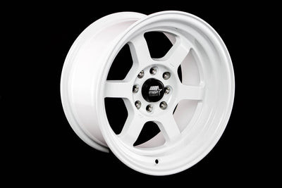 Time Attack - Glossy White - 15x8.0 4x100/4x114.3 Offset +0