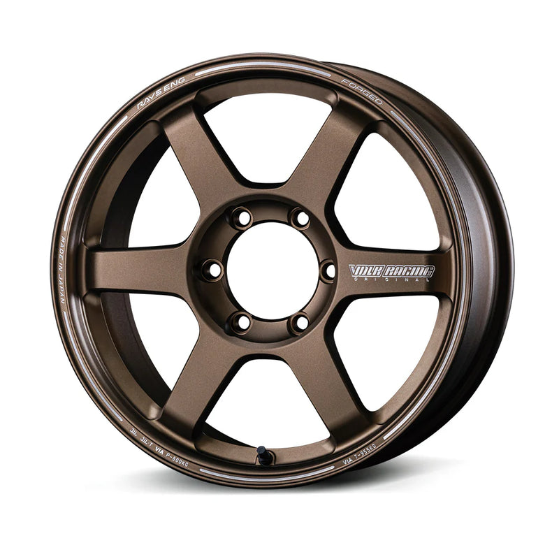 Rays TE37 Large PCD Progressive 18x9.0 +0 6x139.7 OG Bronze