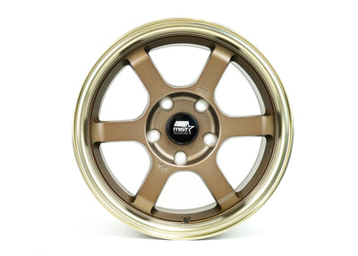 Time Attack - Matte Bronze w/Bronze Machined Lip - 15x8.0 5x114.3 Offset +35