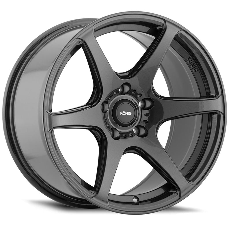 Konig Tandem 18x8 +45 5x114.3 73.1CB - Gloss Graphite