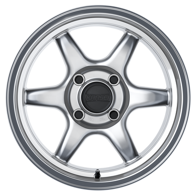 Kansei Wheels Tandem 15" Hyper Silver Machined Lip