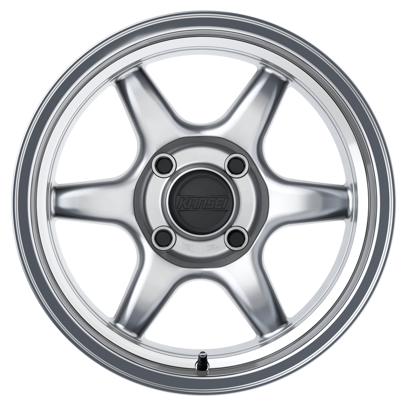 Kansei Wheels Tandem 15" Hyper Silver Machined Lip