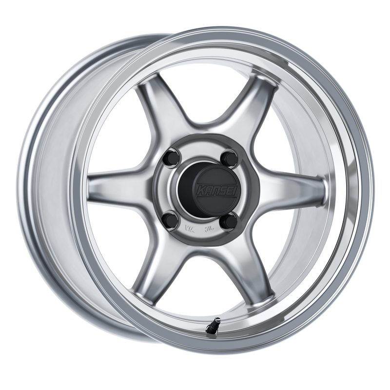 Kansei Wheels Tandem 15" Hyper Silver Machined Lip