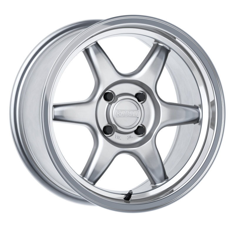 Kansei Wheels Tandem 15" Hyper Silver Machined Lip