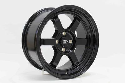 Time Attack - Glossy Black - 16x8.0 4x100 Offset +20