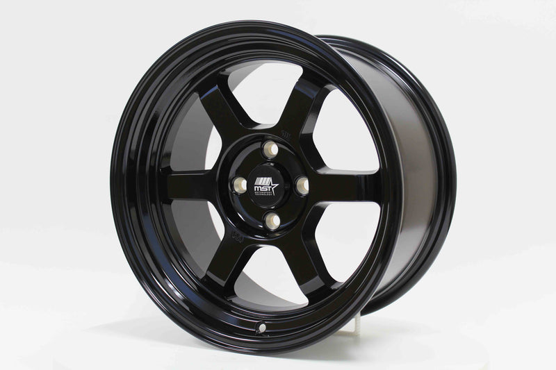 Time Attack - Glossy Black - 16x8.0 4x100 Offset +20