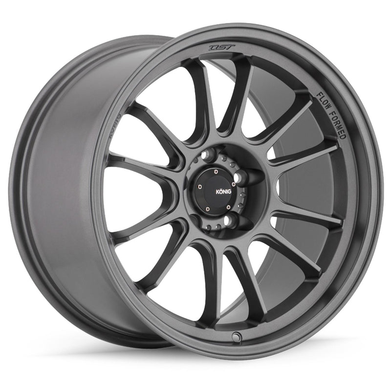 Konig Hypergram 17x8 +40 4x108 73.1CB - Matte Grey