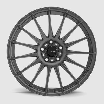 Konig Rennform 18x8 +45 5x112 66.56CB - Matte Grey