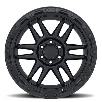 Black Rhino Apache Matte Black w/ Black Bolts