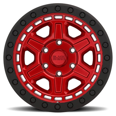 Black Rhino Reno Candy Red w/ Black Ring & Bolts