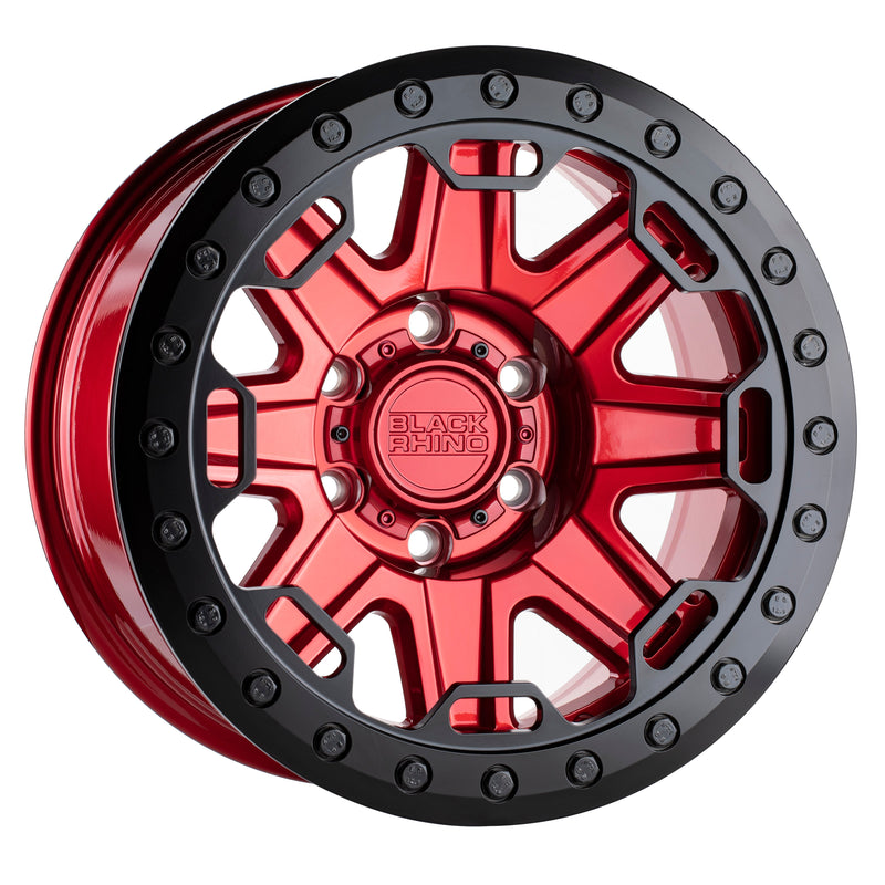 Black Rhino Rift Beadlock Candy Red w/ Black Ring