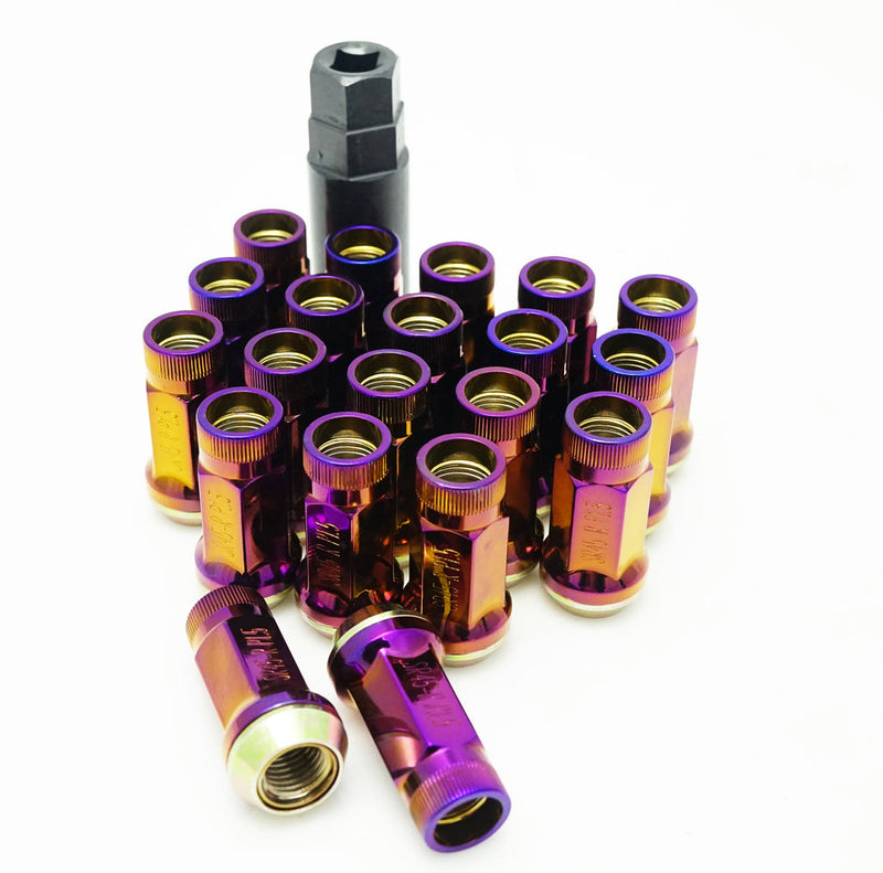 Muteki SR45R Open End Lug Nuts - Burned Titanium