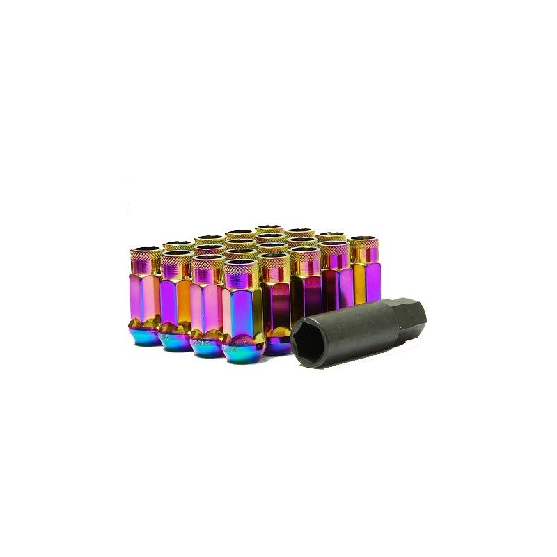 Muteki SR48 Open End Lug Nuts - Neo Chrome