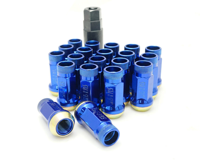 Muteki SR45R Open End Lug Nuts - Blue