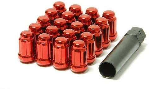 Muteki Super Tuner Closed Lug Nuts - Red