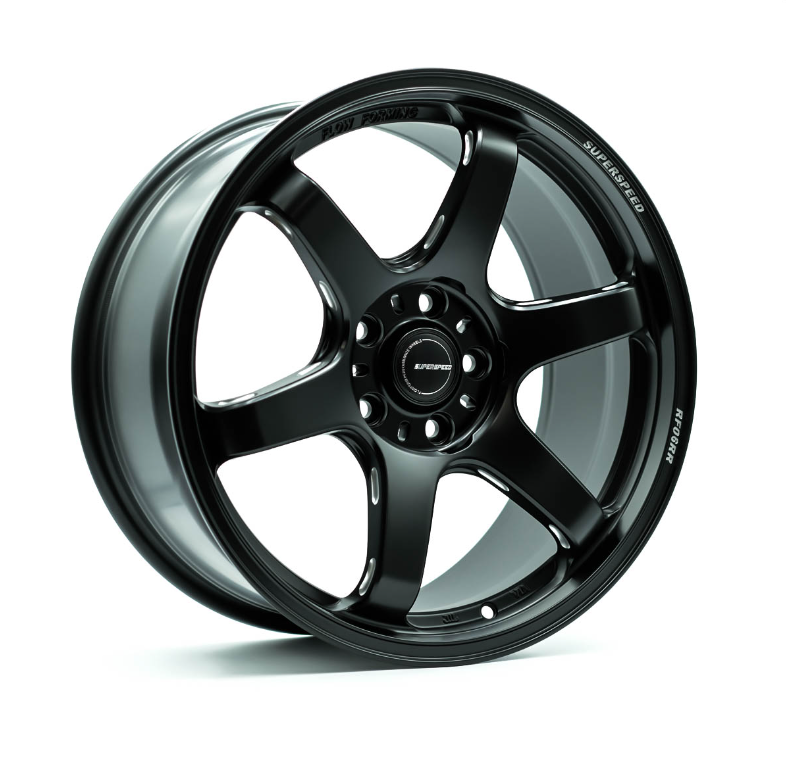 SuperSpeed RF06RR 18x9.5 +45 5x114.3 73.1CB Face 1 - Matte Black