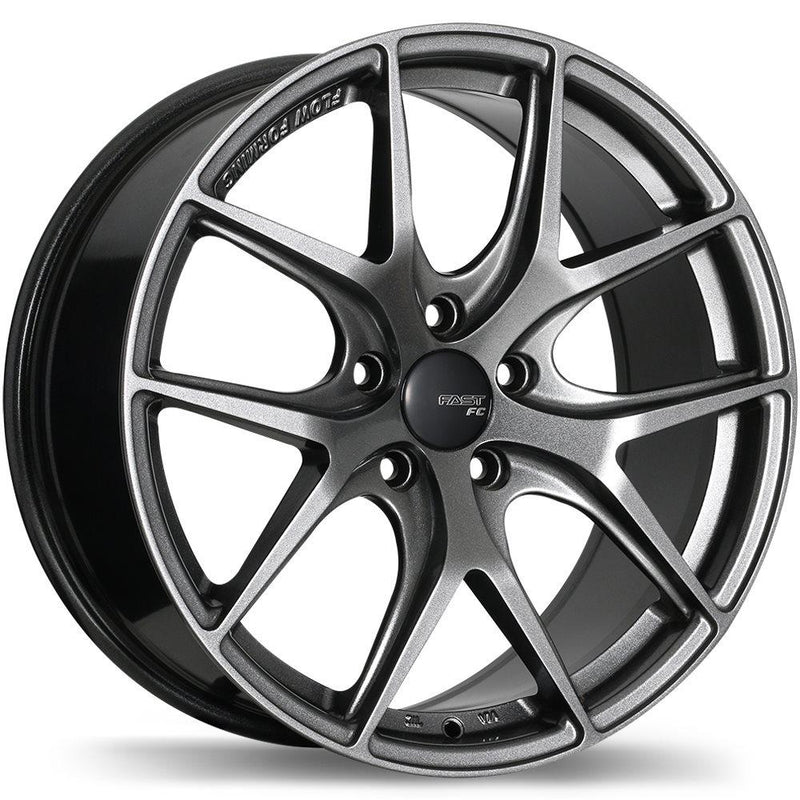 Fast FC04 20x8.5 +35 5x120 72.6CB - Titanium