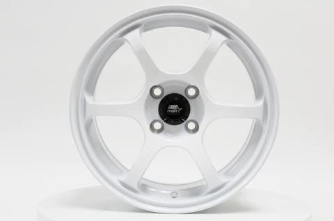 MST MT40 15x6.5 +38 4x100 - Glossy White