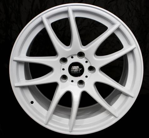 MST MT30 17x9 +30 5x114.3 - Glossy White