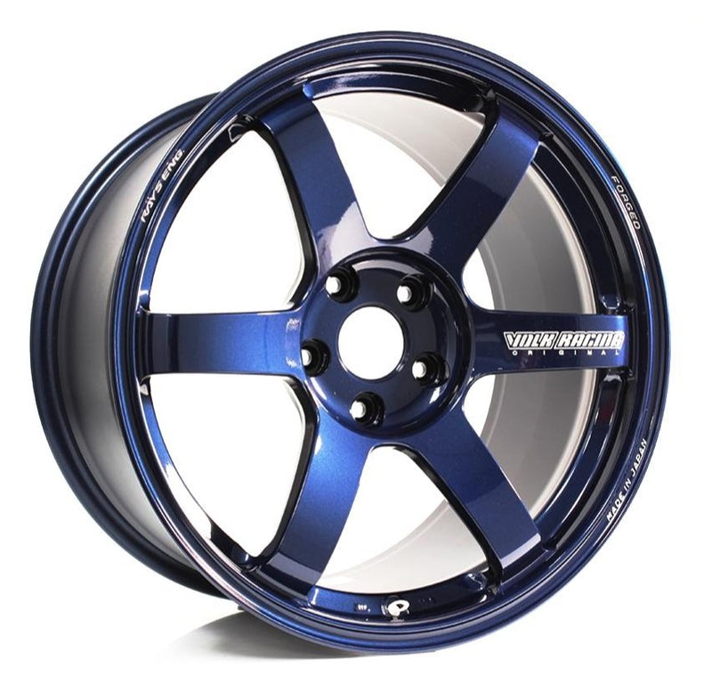 Volk Racing TE37 SAGA 18x9.5 +45 5x120 - Mag Blue