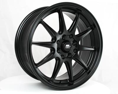 MST MT41 16x7 +38 4x100/4x114.3 - Matte Black