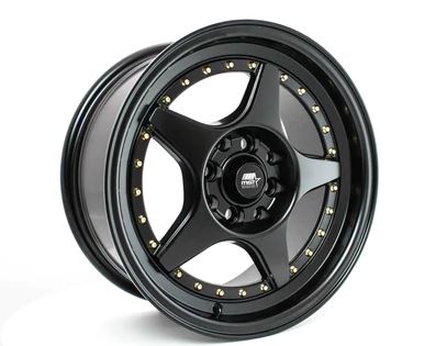 MST MT42 15x7 +25 4x100/4x114.3 - Matte Black