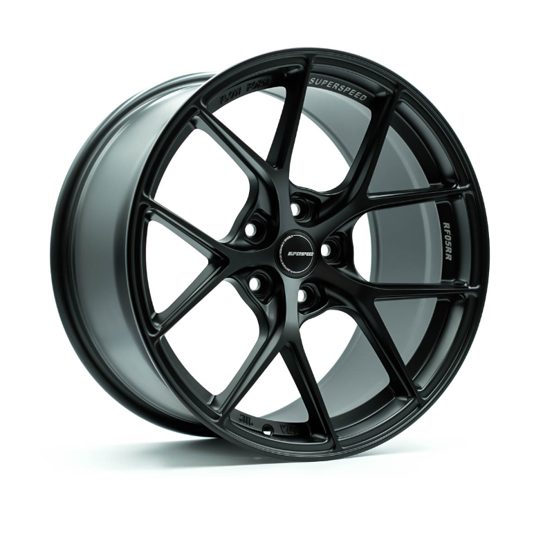 SuperSpeed RF05RR 18x10.5 +35 5x112 66.6CB Face 2 - Matte Black