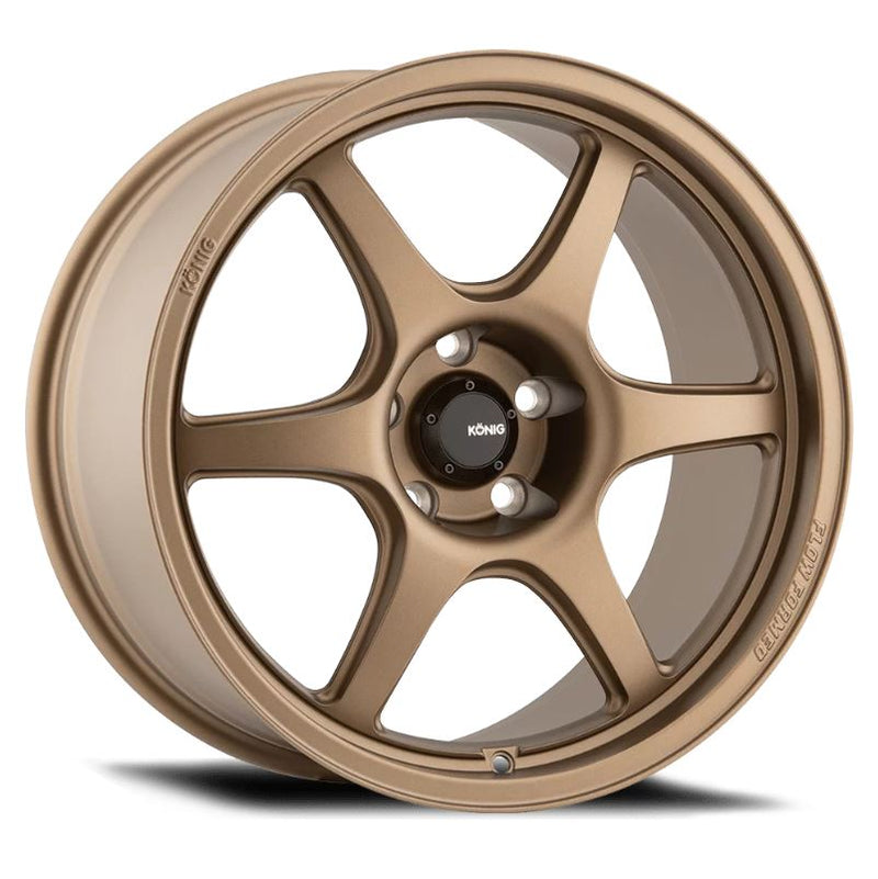 Konig Hexaform 17x9.5 +38 5x114.3 - Matte Bronze