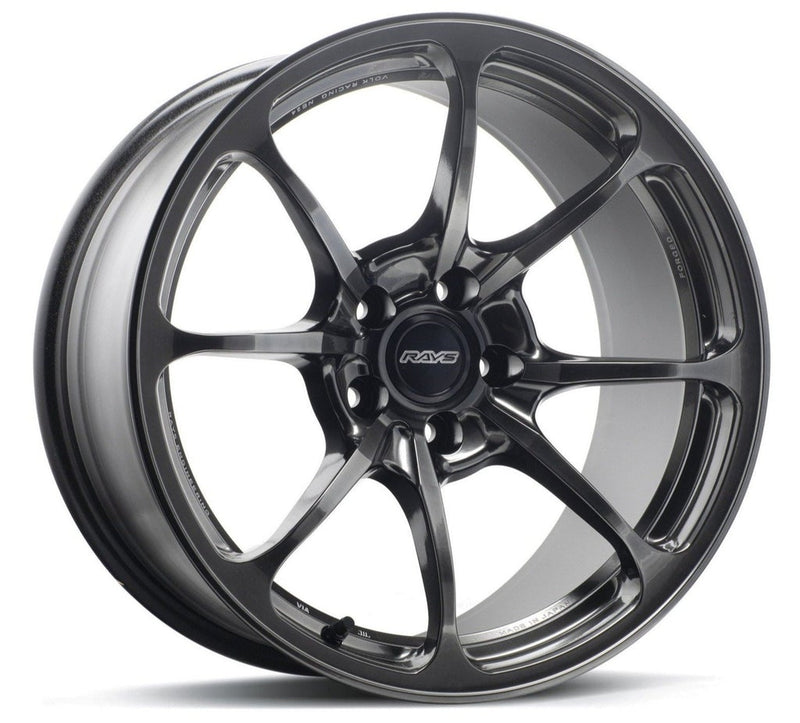 Volk Racing NE24 18x9.5 +45 5x120 - Shining Black Metal