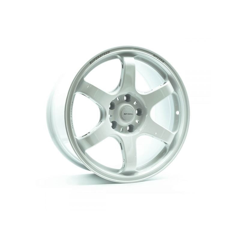 SuperSpeed RF06RR 19x10.5 +22 5x114.3 73.1CB Face 2 - Speed White (Full Paint)