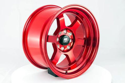 MST Time Attack 15x8 +0 4x100/4x114.3 - Ruby Red