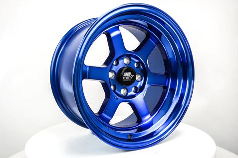 MST Time Attack 15x8 +0 4x100/4x114.3 - Sonic Blue