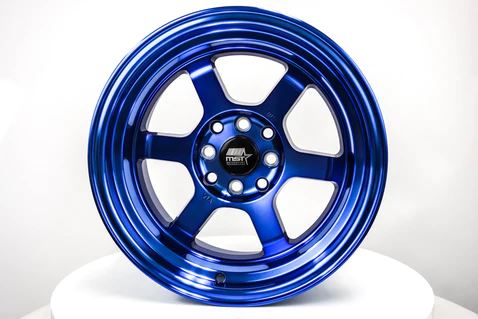 MST Time Attack 15x8 +0 4x100/4x114.3 - Sonic Blue