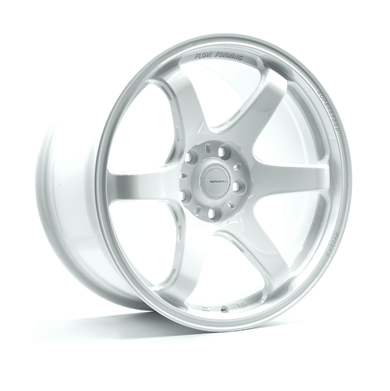 SuperSpeed RF06RR 19x8.5 +35 5x114.3 73.1CB Face 1 - Speed White (Full Paint)