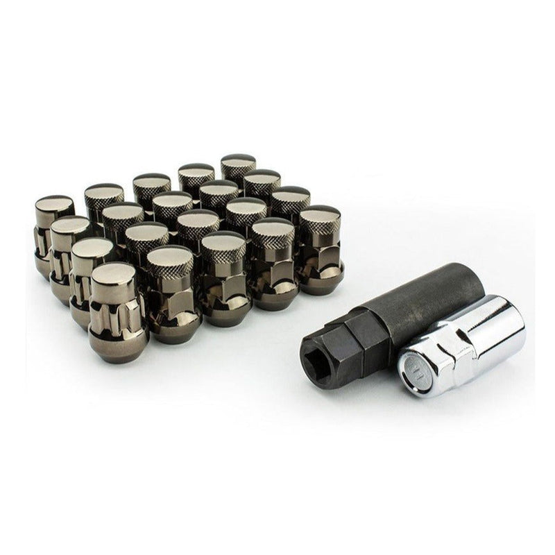 Muteki SR35 Closed Lug Nuts - Chrome Titanium