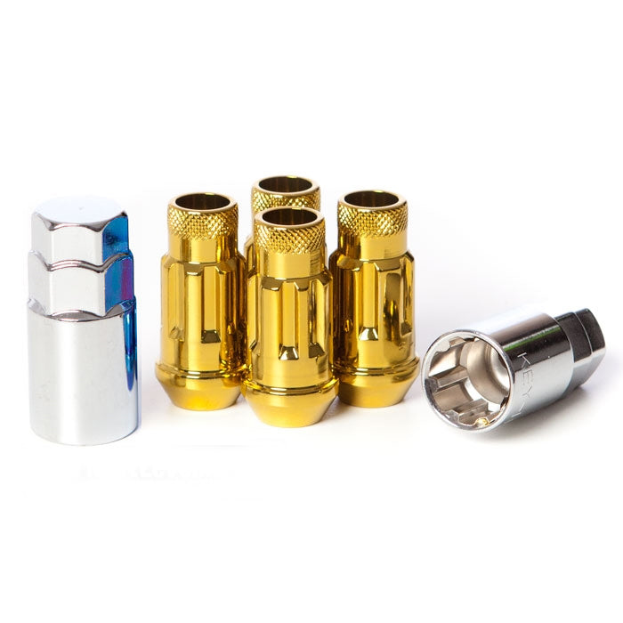 Muteki SR48 Lug Nut Lock Set - Gold