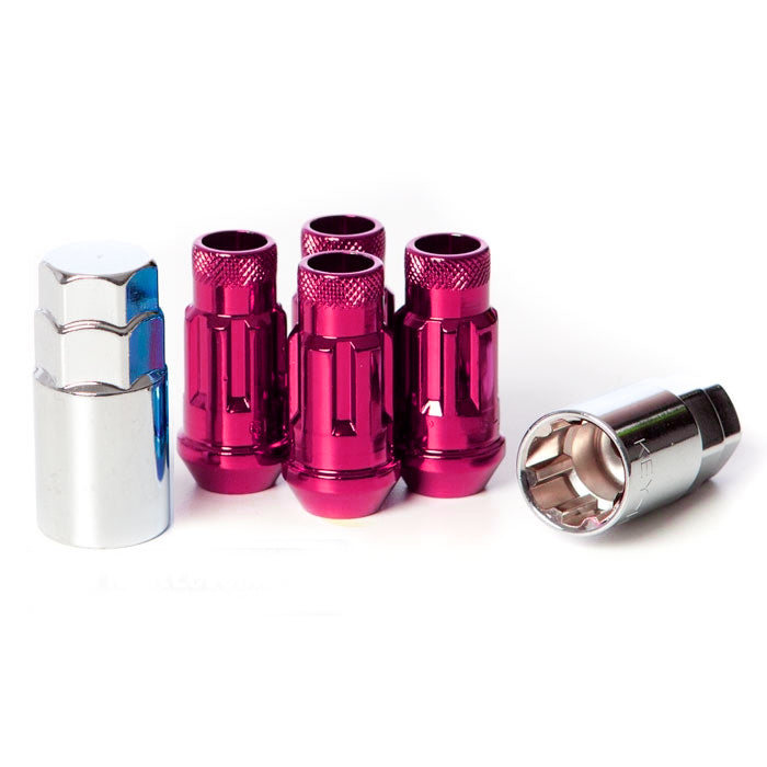 Muteki SR48 Lug Nut Lock Set - Pink