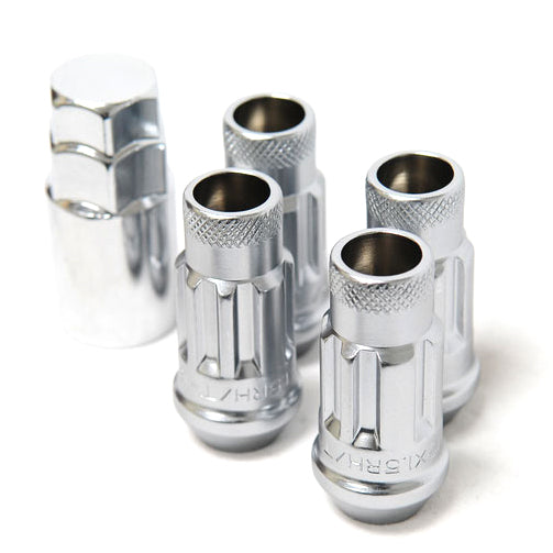 Muteki SR48 Lug Nut Lock Set - Silver