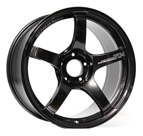 Advan Racing TC4 18x9.5 +38 5x114.3 - Black Chrome